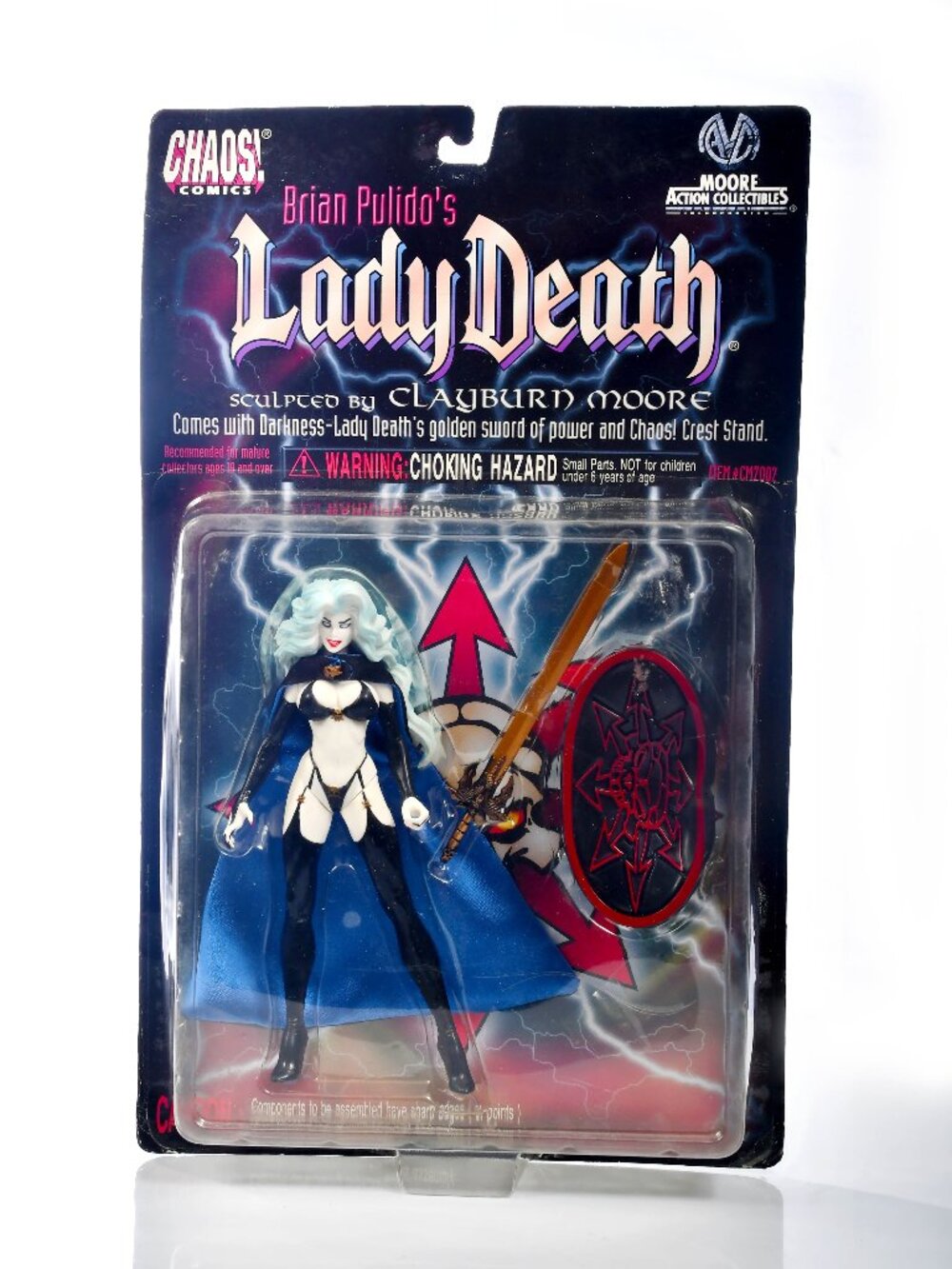 Vintage 1997 Lady Death Brian Pulido Chaos Comics Figure Sealed MOC